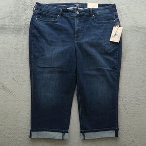Not Your Daughters Jeans NYDJ Women's 20W High-Rise Straight Crop 20" Inseam NWT